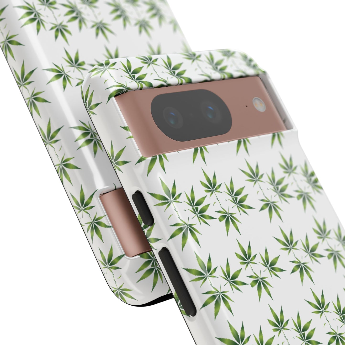 Stylish Phone Case with Cannabis Leaf Design, Durable Phone Cover, Gift for Stoner Friends, Unique Phone Accessory, Nature-Inspired Design