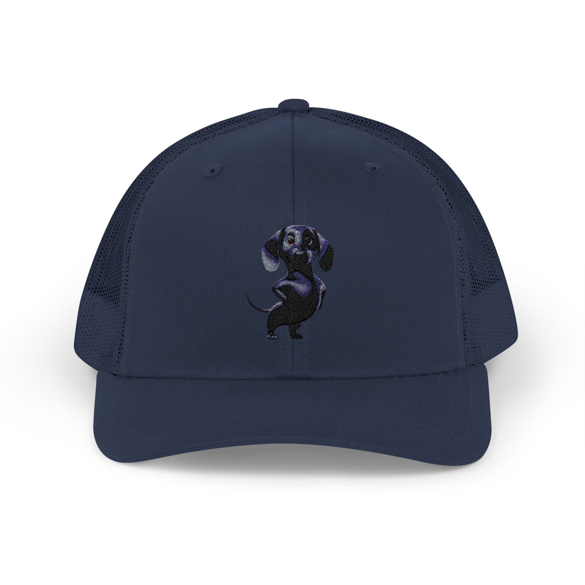 Dachshund Galaxy Trucker Cap – Embroidered Space Sausage Dog Snapback