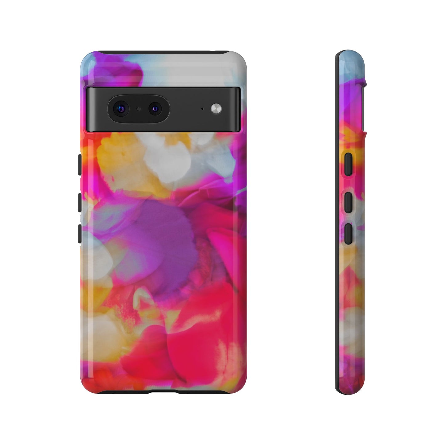 Floral Phone Case: Stylish Art for Your Device, Tough Cases, Gift for Her, Flower Print, Trendy Accessories, Phone Protection