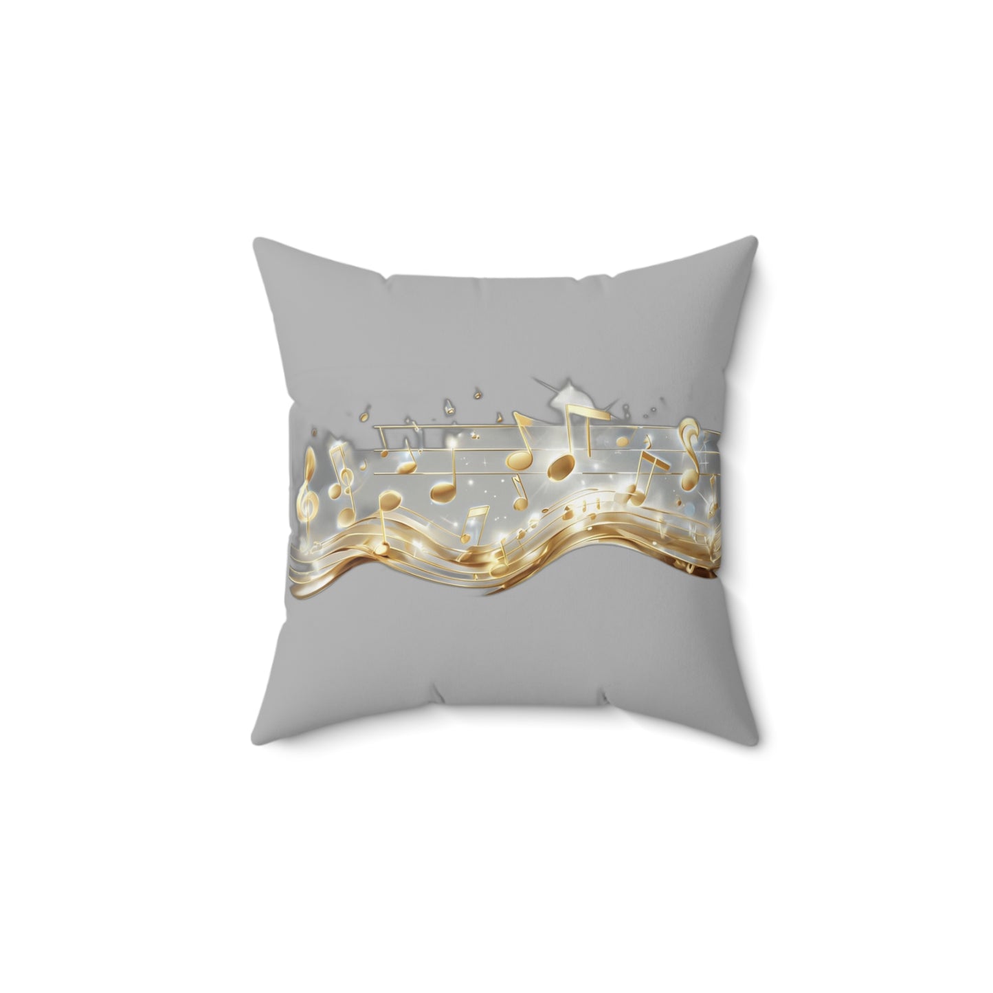 Musical Notes Decorative Pillow Perfect for Music Lovers, Home Decor, Throw Cushion