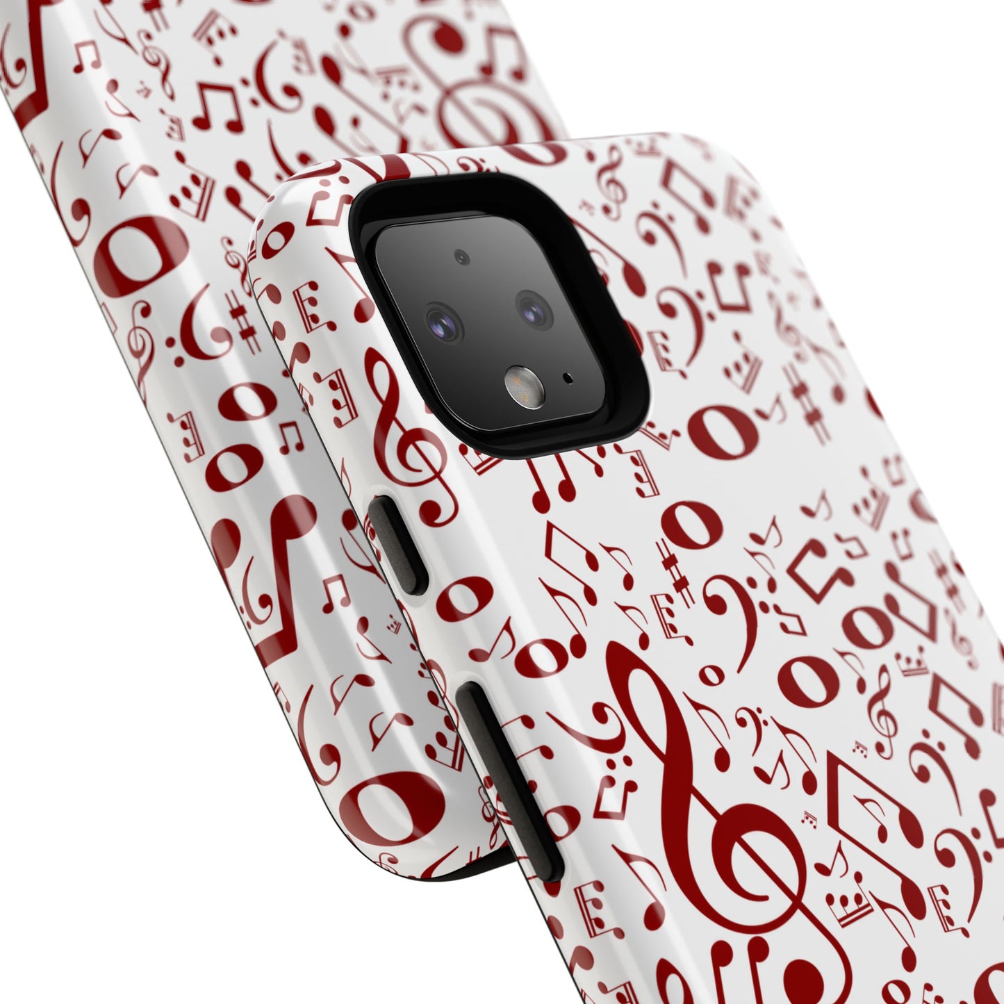 Musical Note Phone Case, Tough iPhone Cover, Gift for Musicians, Customizable, Music Lover's Accessory, Durable Phone Protection