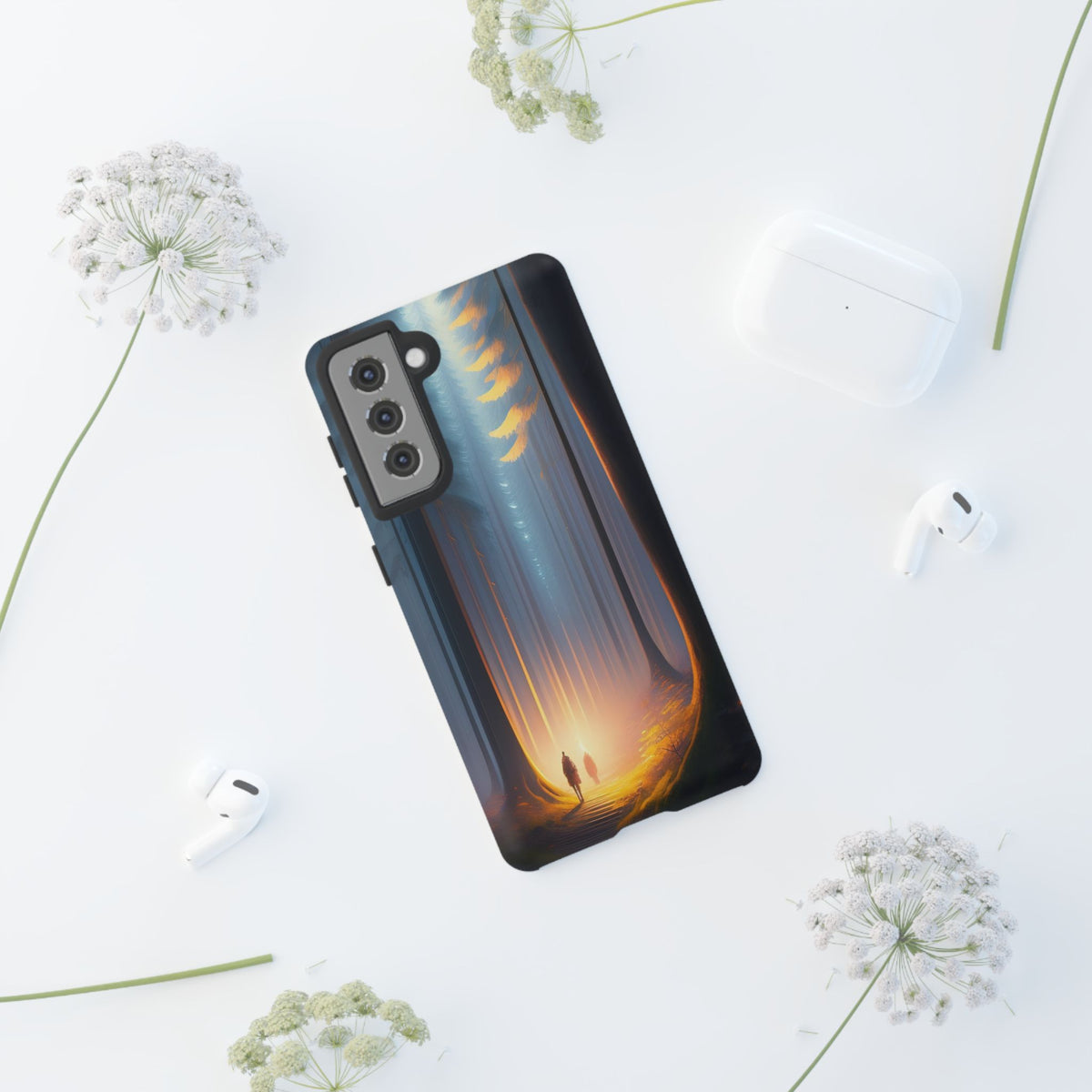 Phone Case — Mystical Forest Nightscape Protective Tough Case