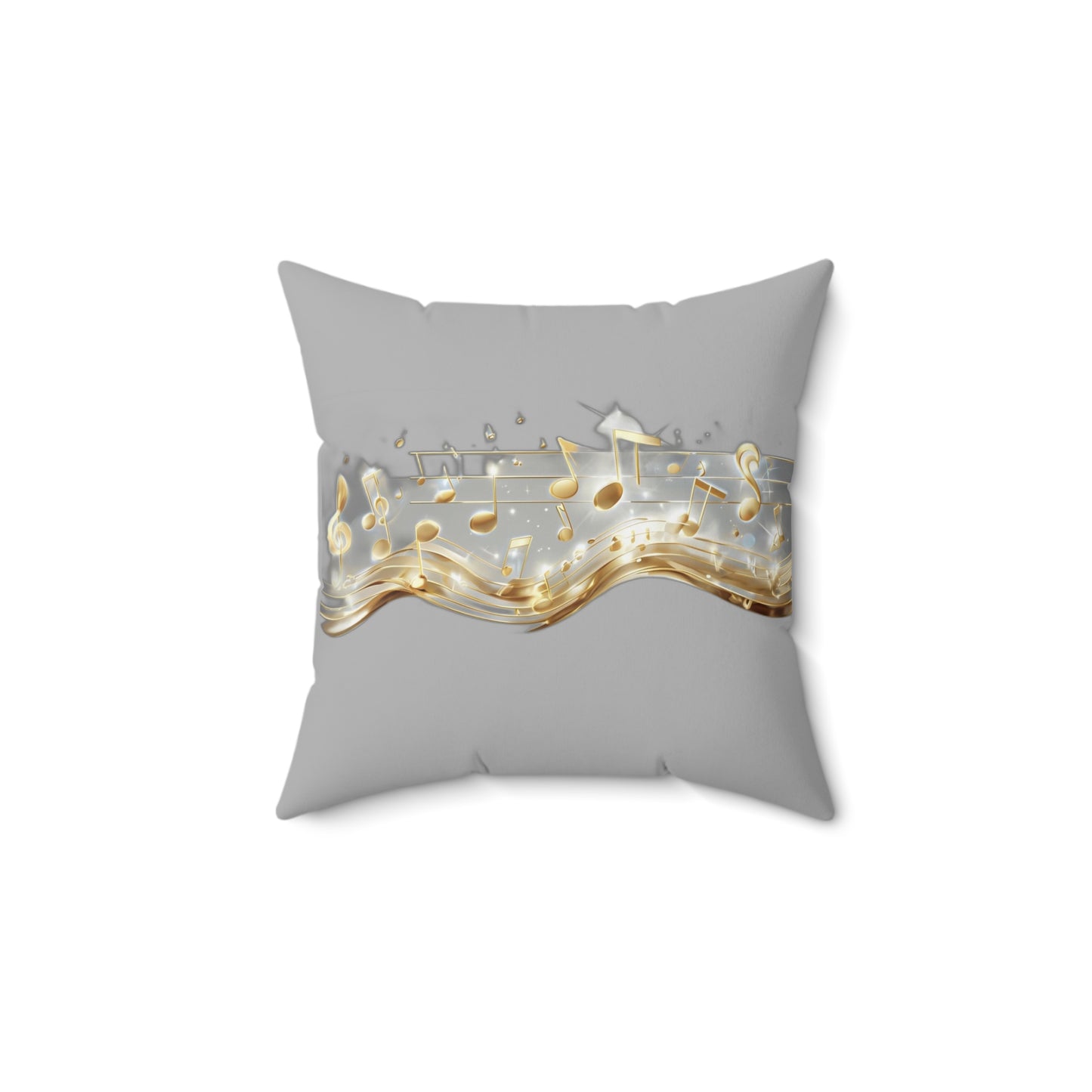 Musical Notes Decorative Pillow Perfect for Music Lovers, Home Decor, Throw Cushion