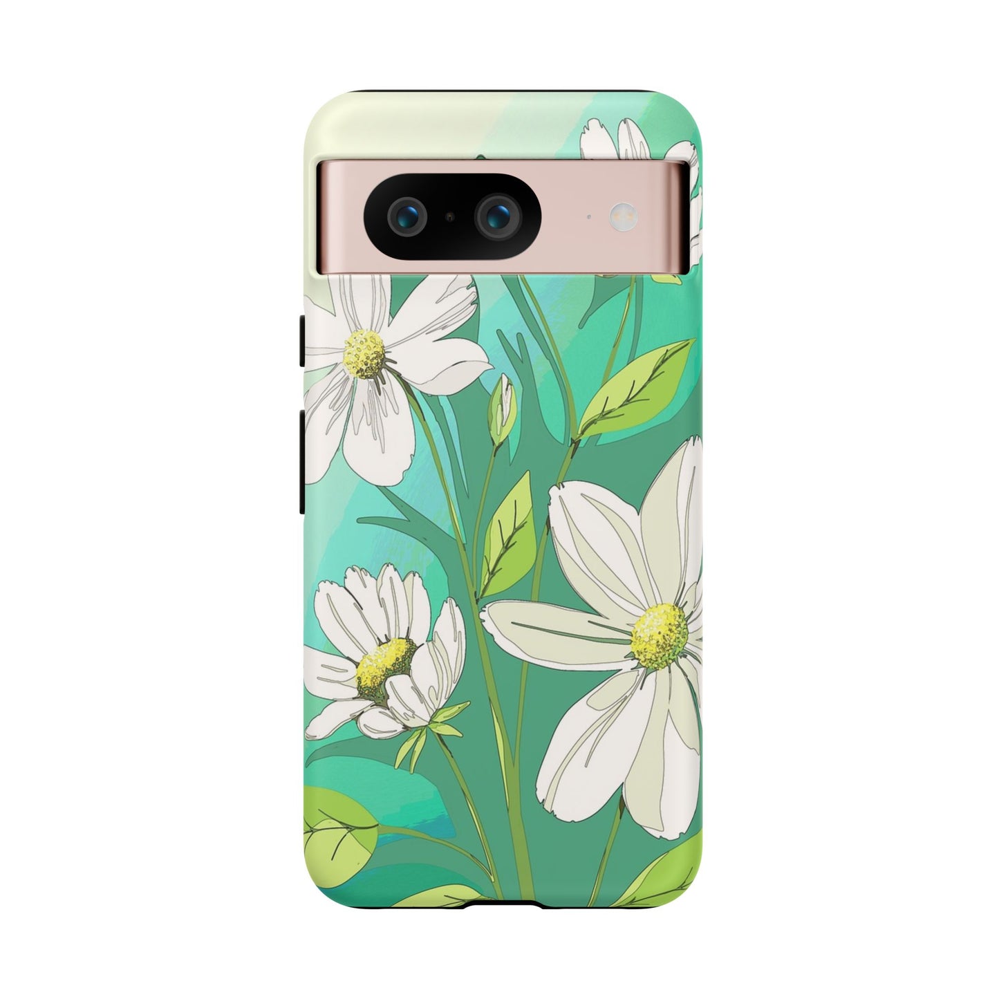 Floral Phone Case, Tough Cases, Flower Design, Nature Inspired, Eco-Friendly Cover, Unique Gift for Her, Spring Accessories