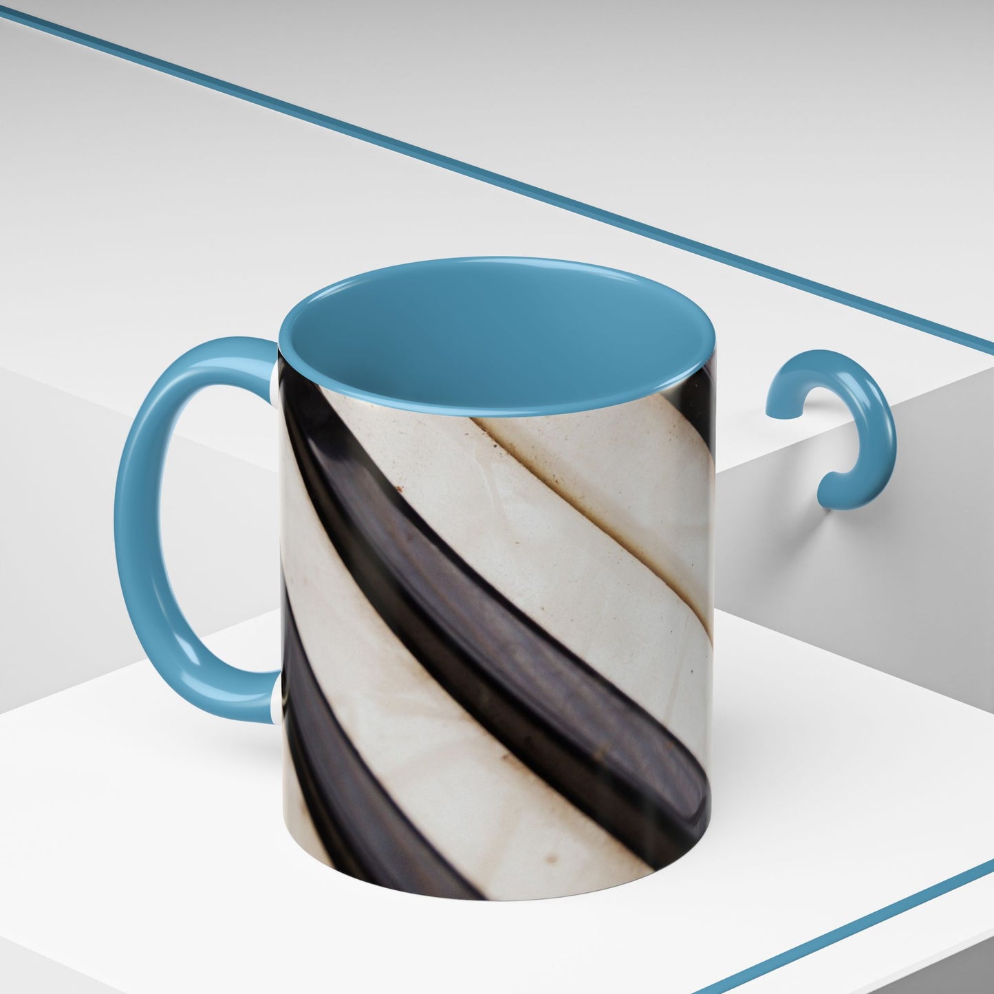 Musical Accent Coffee Mug | Piano Design, Coffee Lover Gift, Musician Mug, Stylish Drinkware, Home & Office Decor