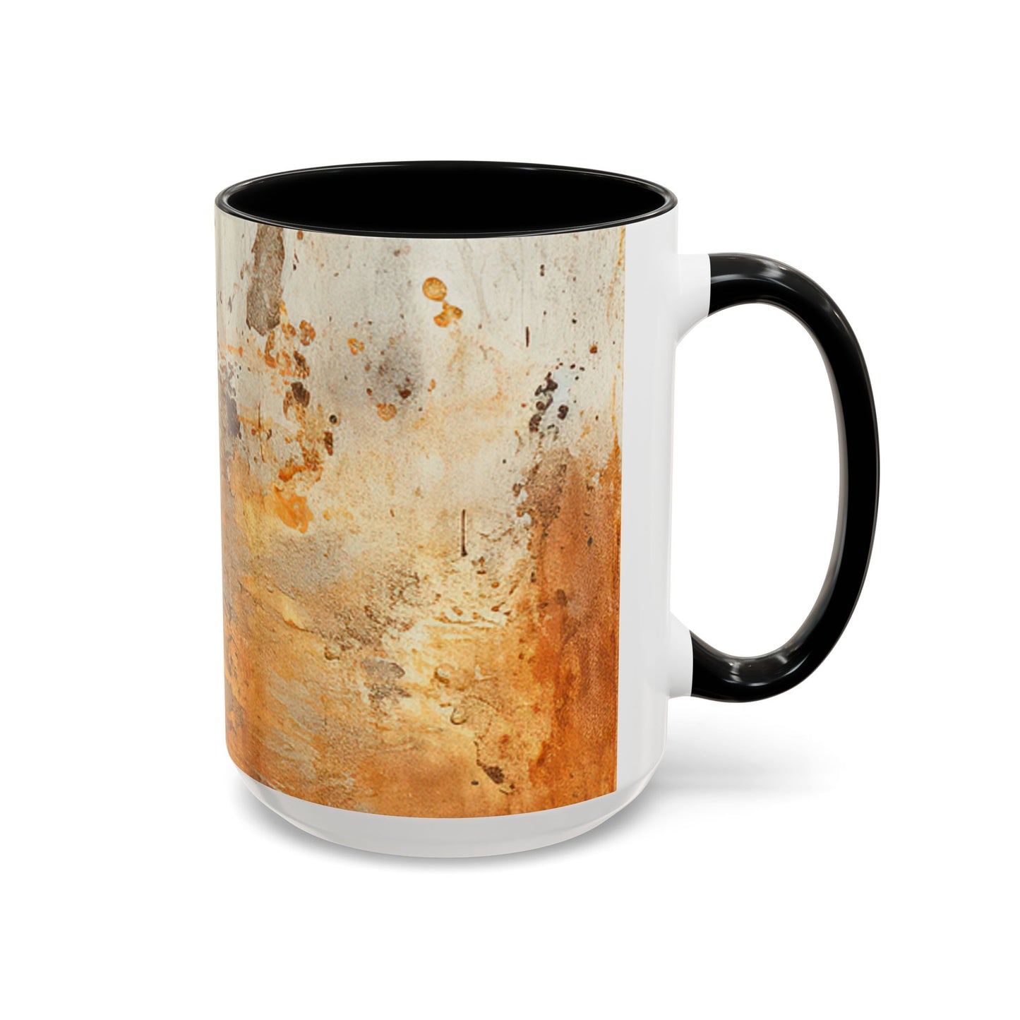 Rustic Accent Coffee Mug, Unique Artistic Mug