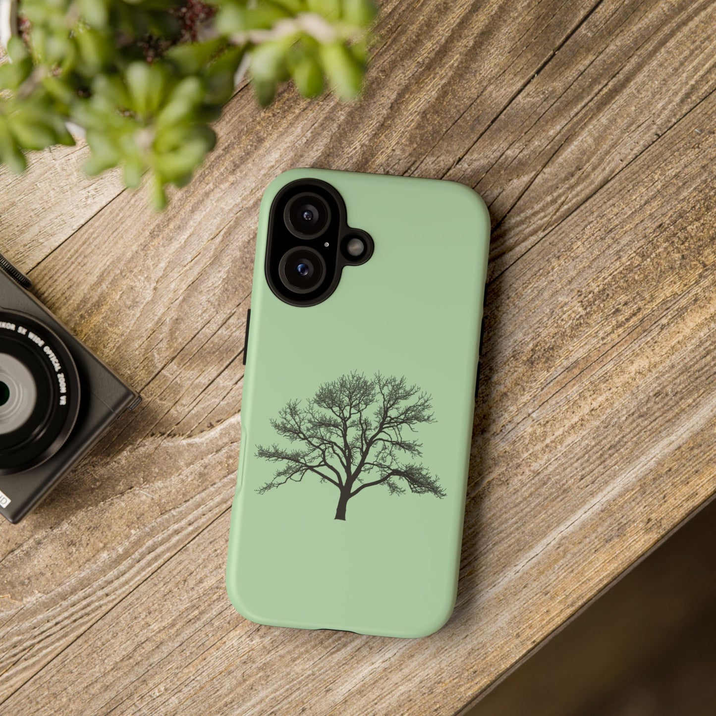 Minimalist Tree Phone Case, Nature-Inspired Phone Cover, Eco-Friendly Cell Phone Accessory, Perfect Gift for Nature Lovers