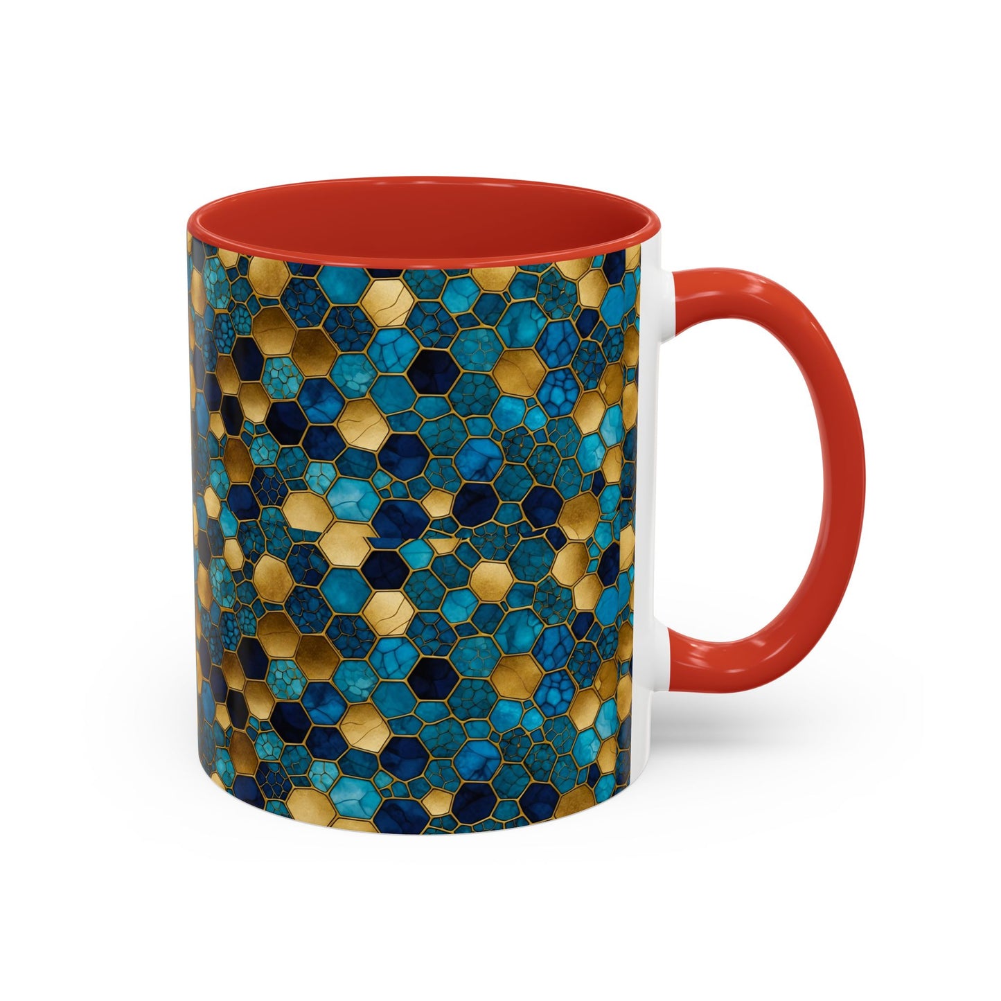 Textured Geometric Accent Coffee Mug, Unique Coffee Cup, Home Decor, Gift for Coffee Lovers, Modern Kitchenware
