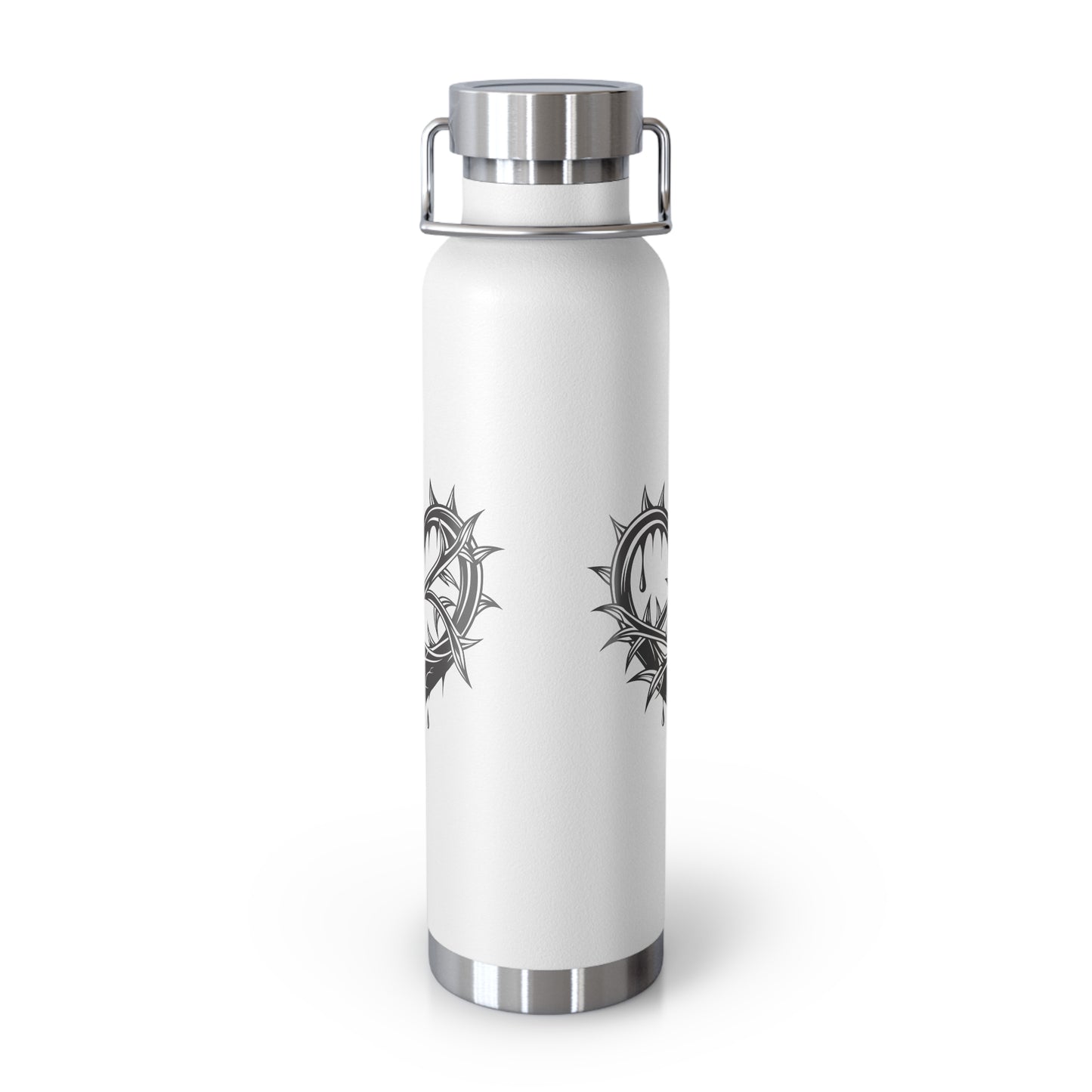 Stylish Insulated Water Bottle, Travel Flask, Gift for Him/Her, Fitness Bottle, Eco-Friendly Drinkware, 22oz Copper Design