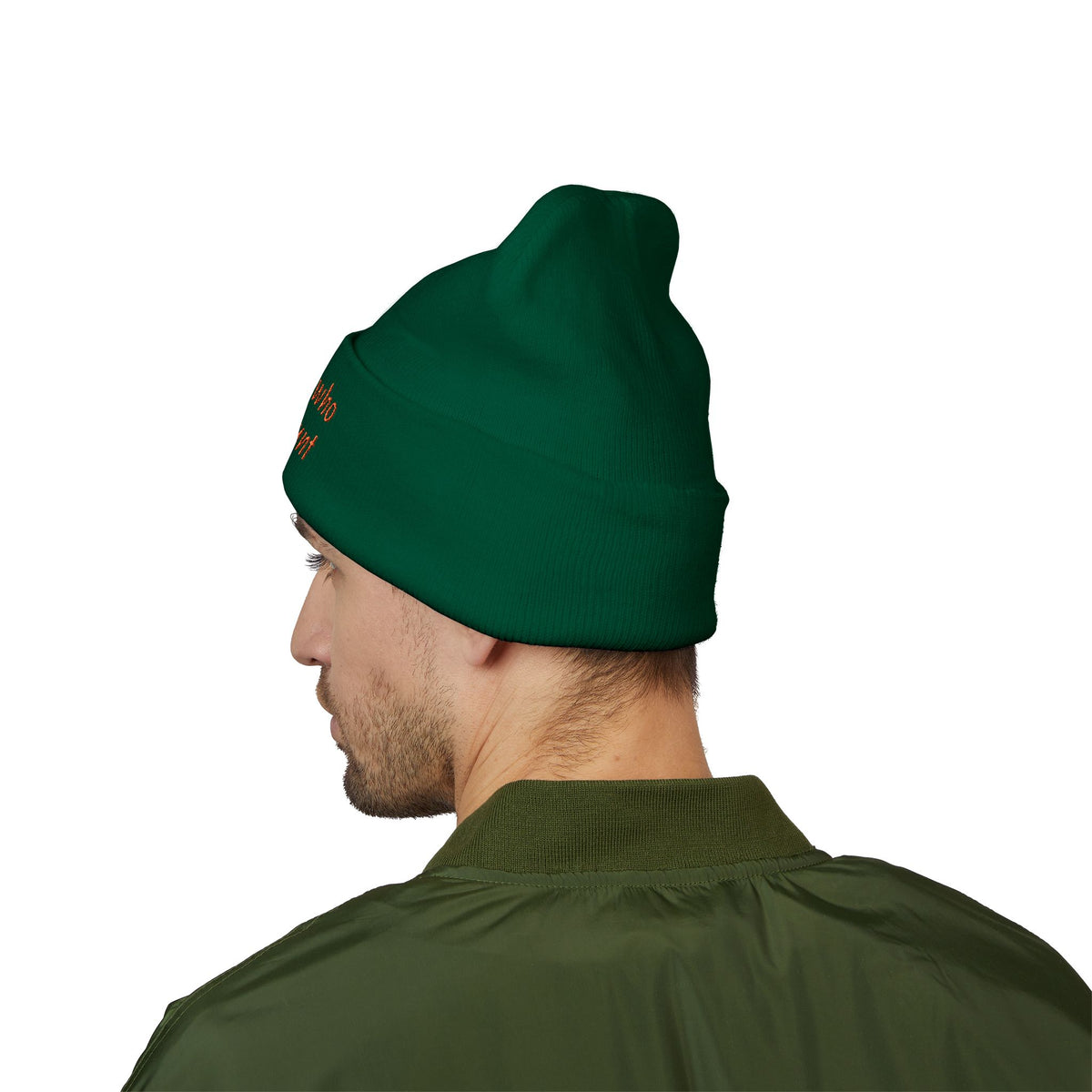 Hunting Enthusiast Beanie - "Just a Girl Who Loves to Hunt" Embroidered Cuffed Beanie