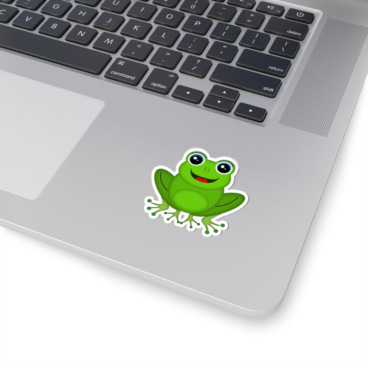 Cute Frog Kiss-Cut Stickers for Laptops, Water Bottles, Kids' Crafts, Fun Decor, Gift for Nature Lovers