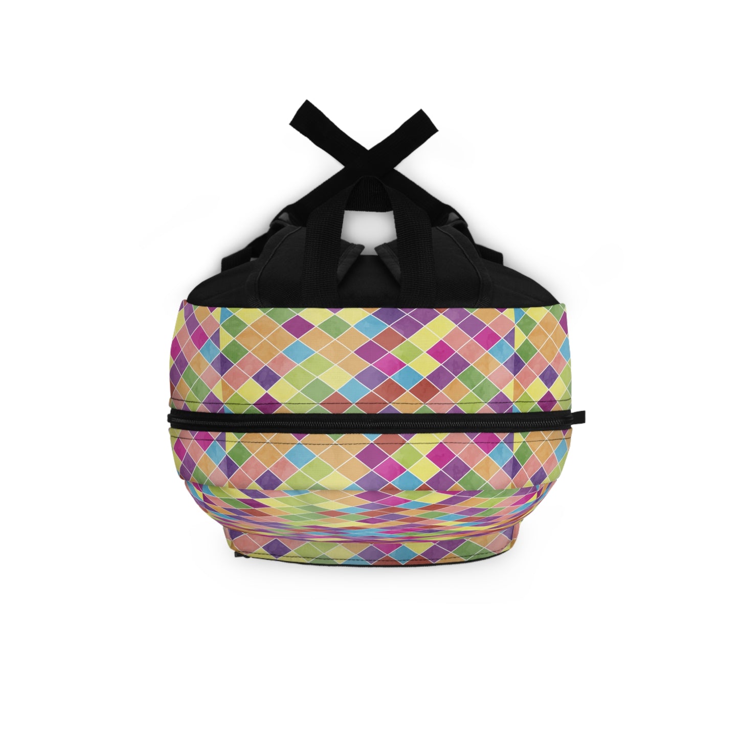 Colorful Geometric Backpack, Trendy Daypack, Cute School Bag, Gift for Students, Travel Companion, Stylish Tote