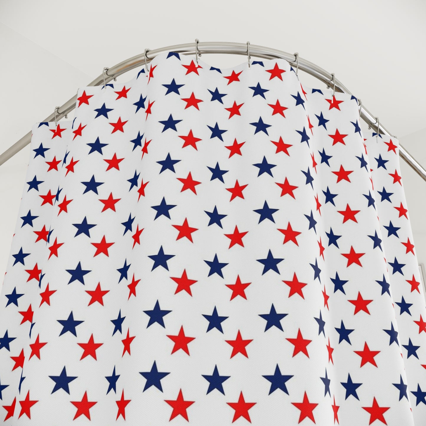 Shower Curtains stars red white and blue
