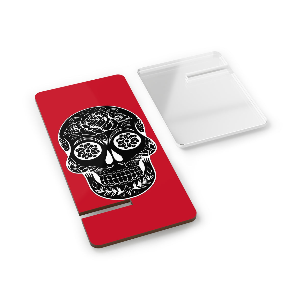 Decorative Mobile Phone Stand - Skull Design, Desk Accessory, Gift for Tech Lovers, Home Office Decor, Modern Phone Holder