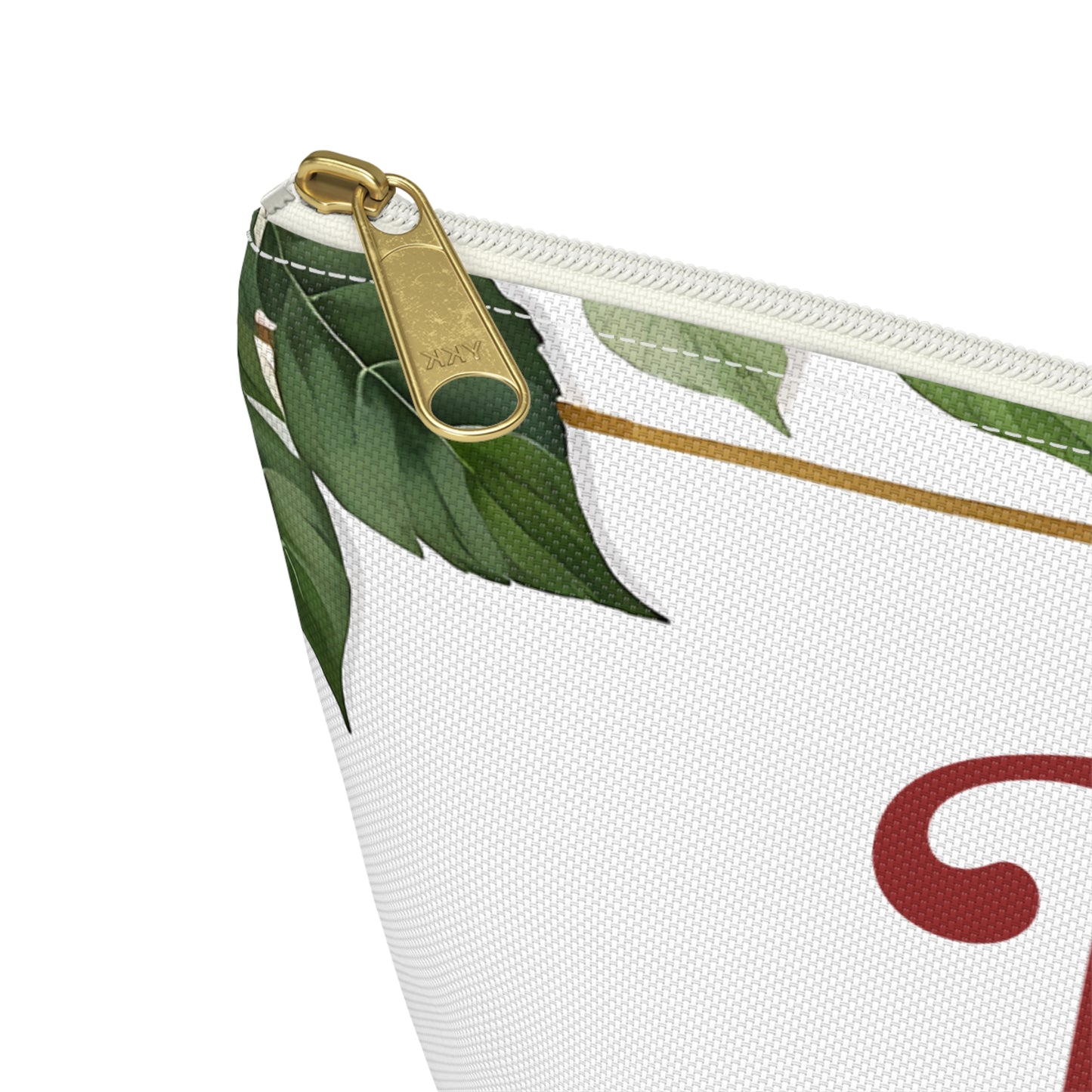 Copy of Personalized Floral Accessory Pouch, Makeup Bag, Gift for Her, Initial Pouch, Travel Organizer, Custom Cosmetic Bag