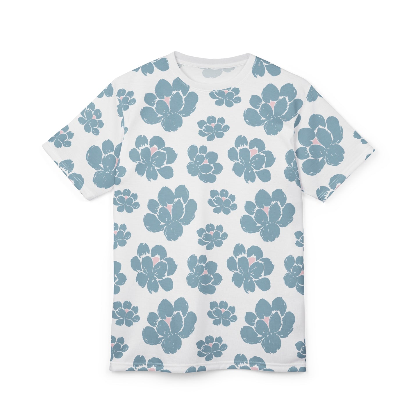 Floral Unisex Cut & Sew Tee: Breezy, Stylish, Casual Wear, Perfect for Spring & Summer, Gift for Nature Lovers, Everyday Comfort Tee