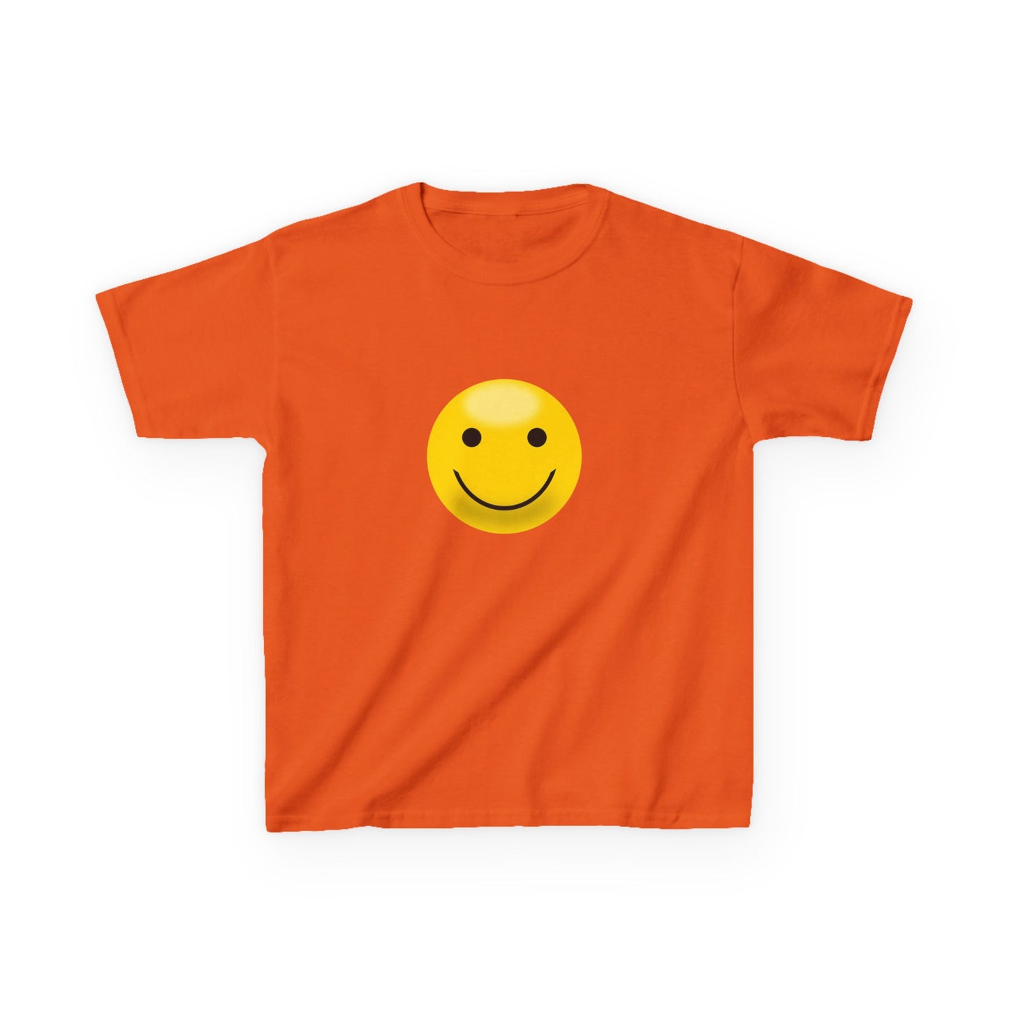 Kids Smiley Face Tee - Fun Cotton Shirt for Kids, Perfect for Birthdays, Casual Outfits, Positive Vibes, Gifts