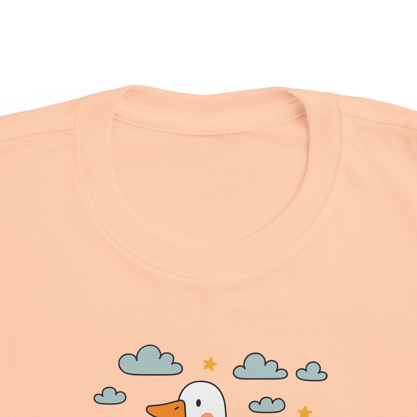 Cute Toddler's Tee with Happy Duck Design, Perfect for Playtime, Gifts, or Family Outings, Summer Fun, Animal Lovers