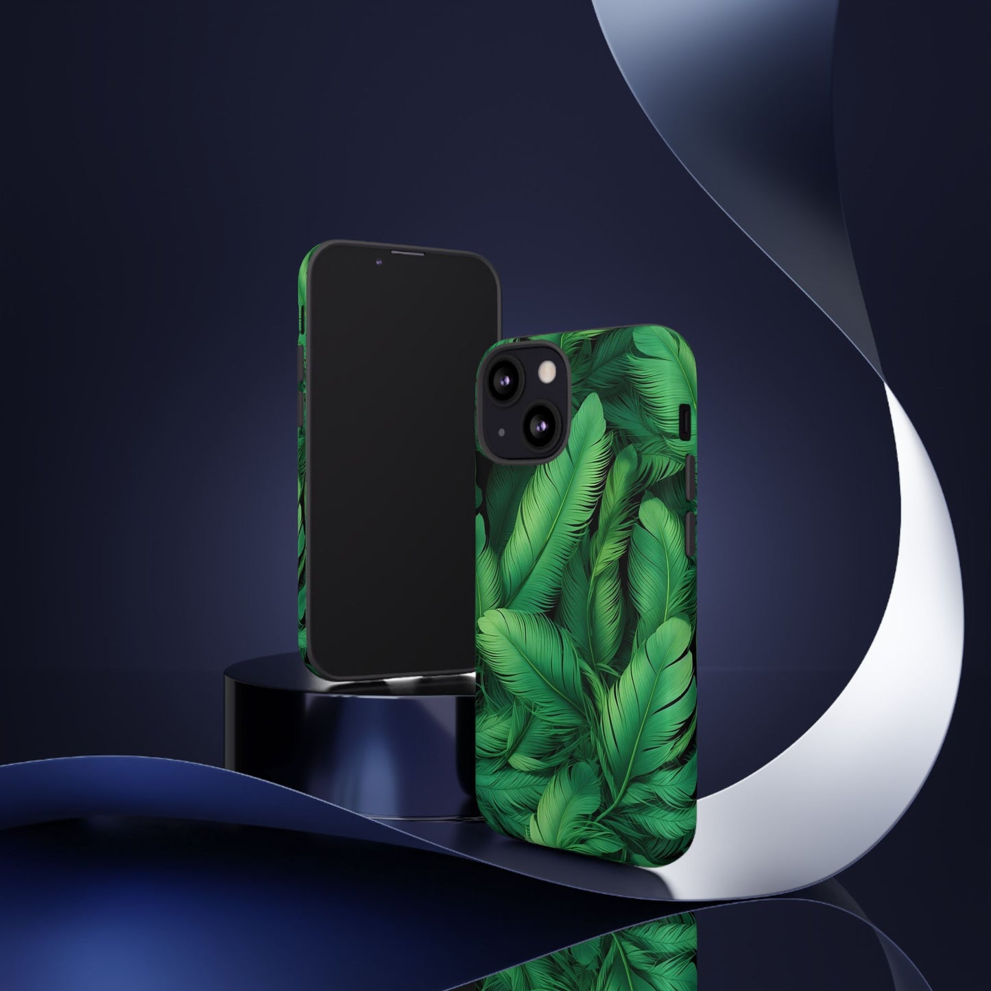 Tough Cases - Tropical Leaf Phone Case, Nature-inspired, Phone Accessory, Gift for Her, Jungle Theme, Eco-Friendly