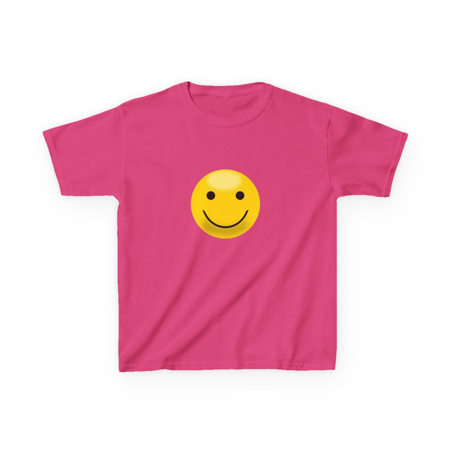 Smiley Face Kids Tee, Funny Kids Shirt, Cute Summer Tee, Gift for Kids, Playful Children