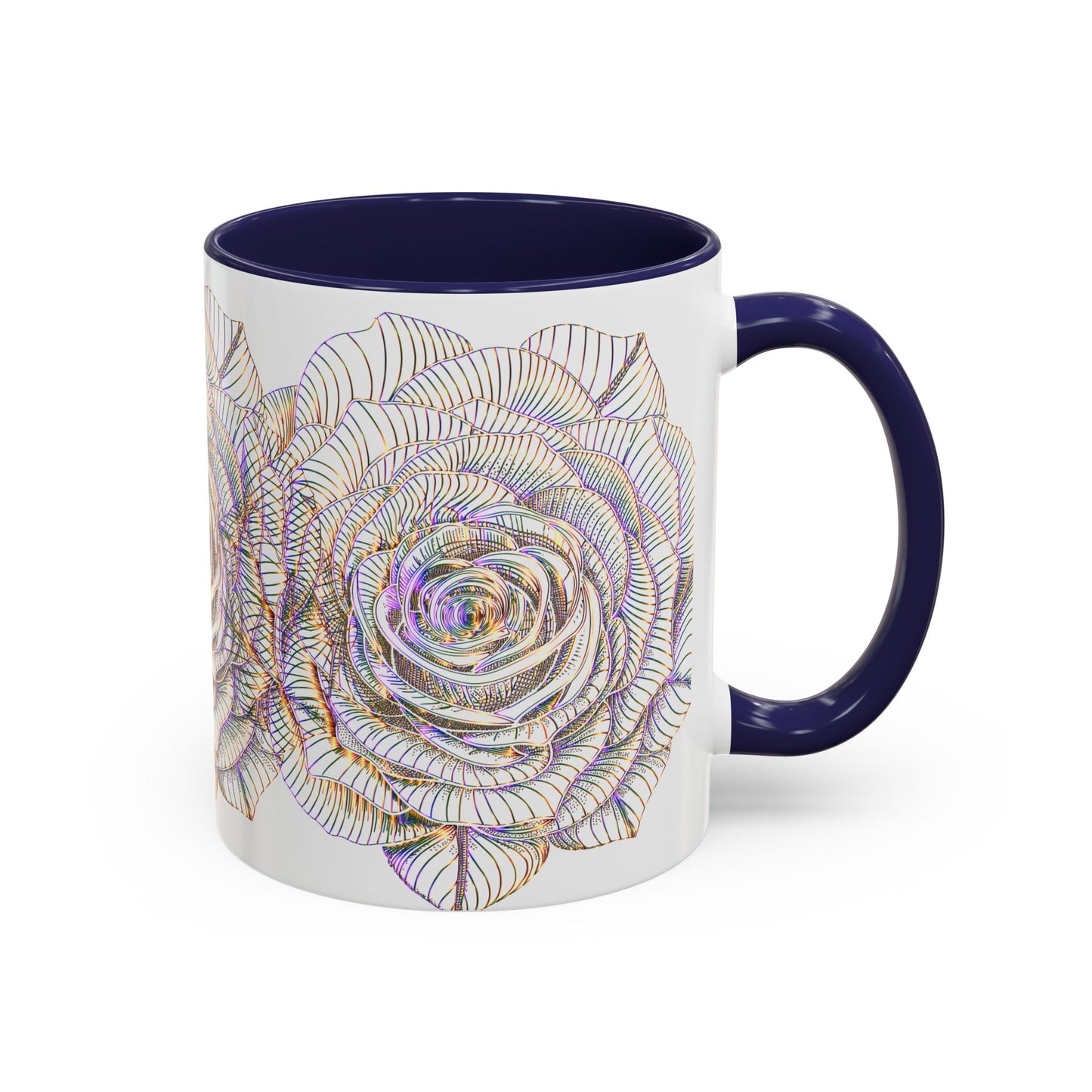 Holographic Floral Coffee Mug - Perfect Gift for Plant Lovers, Home Decor, Tea & Coffee Lovers, Mother's Day, Birthdays