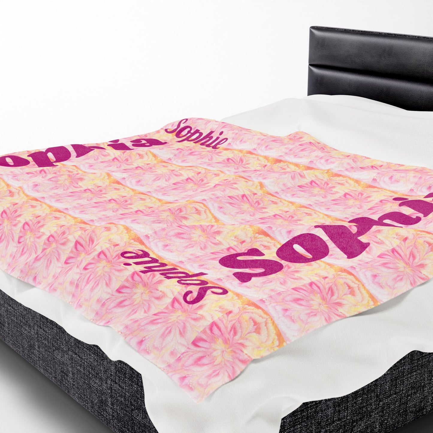 Personalized Velveteen Plush Blanket for Cozy Nights, Custom Soft Throw for Home Decor, Great Gift for Birthdays, Holidays, Baby Showers