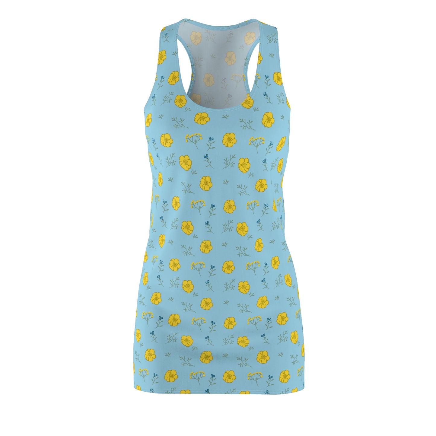 Women's Cut & Sew Racerback Dress (AOP)