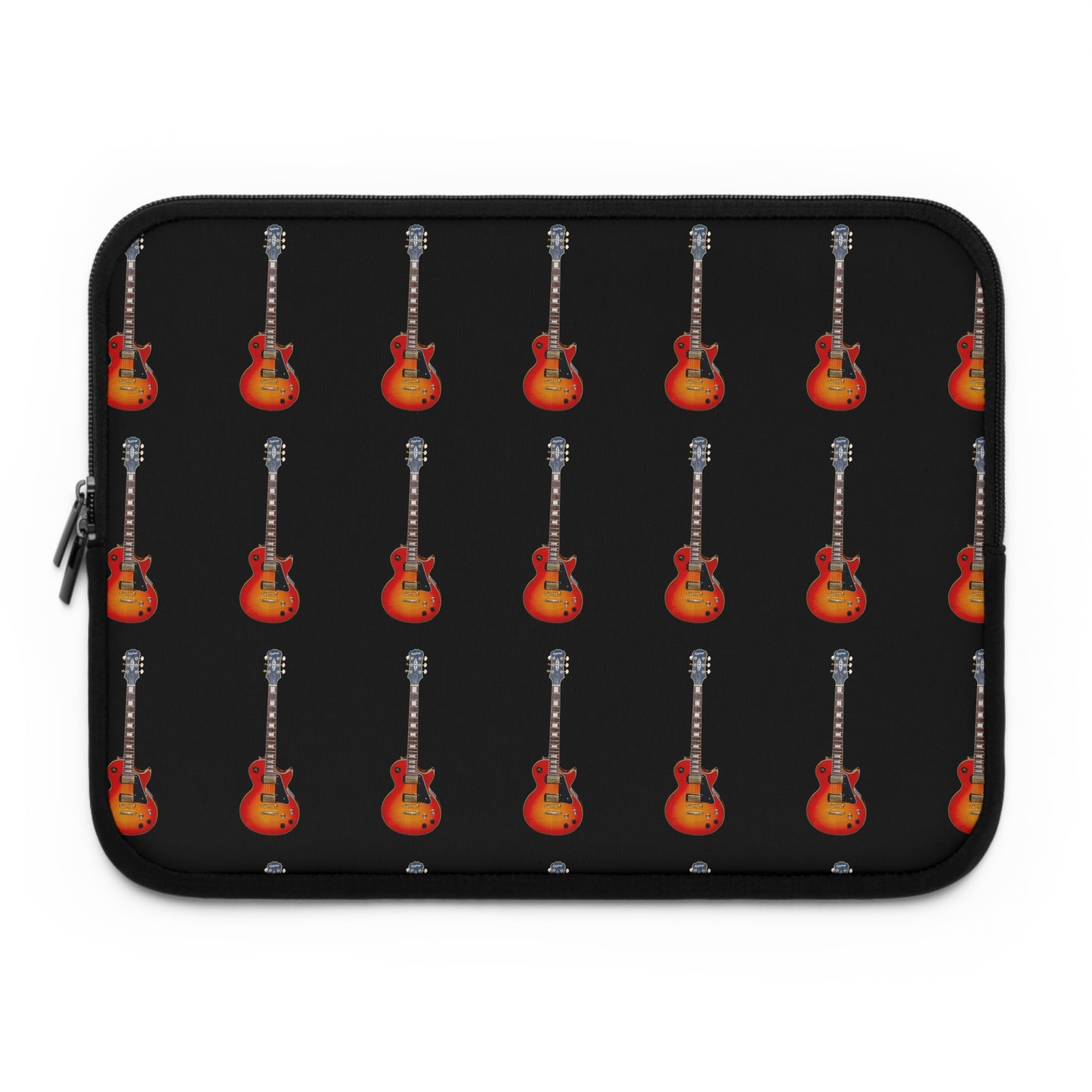 Guitar Pattern Laptop Sleeve | Music Lover Gift, Tech Organizer, Unique Laptop Case, Geek Gift, Rock Music Accessory
