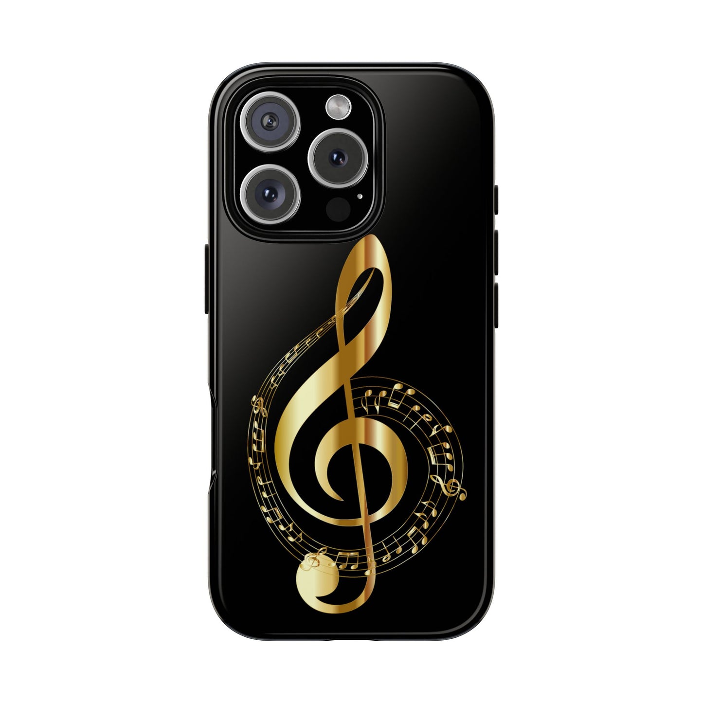 Tough Cases black gold musical Note