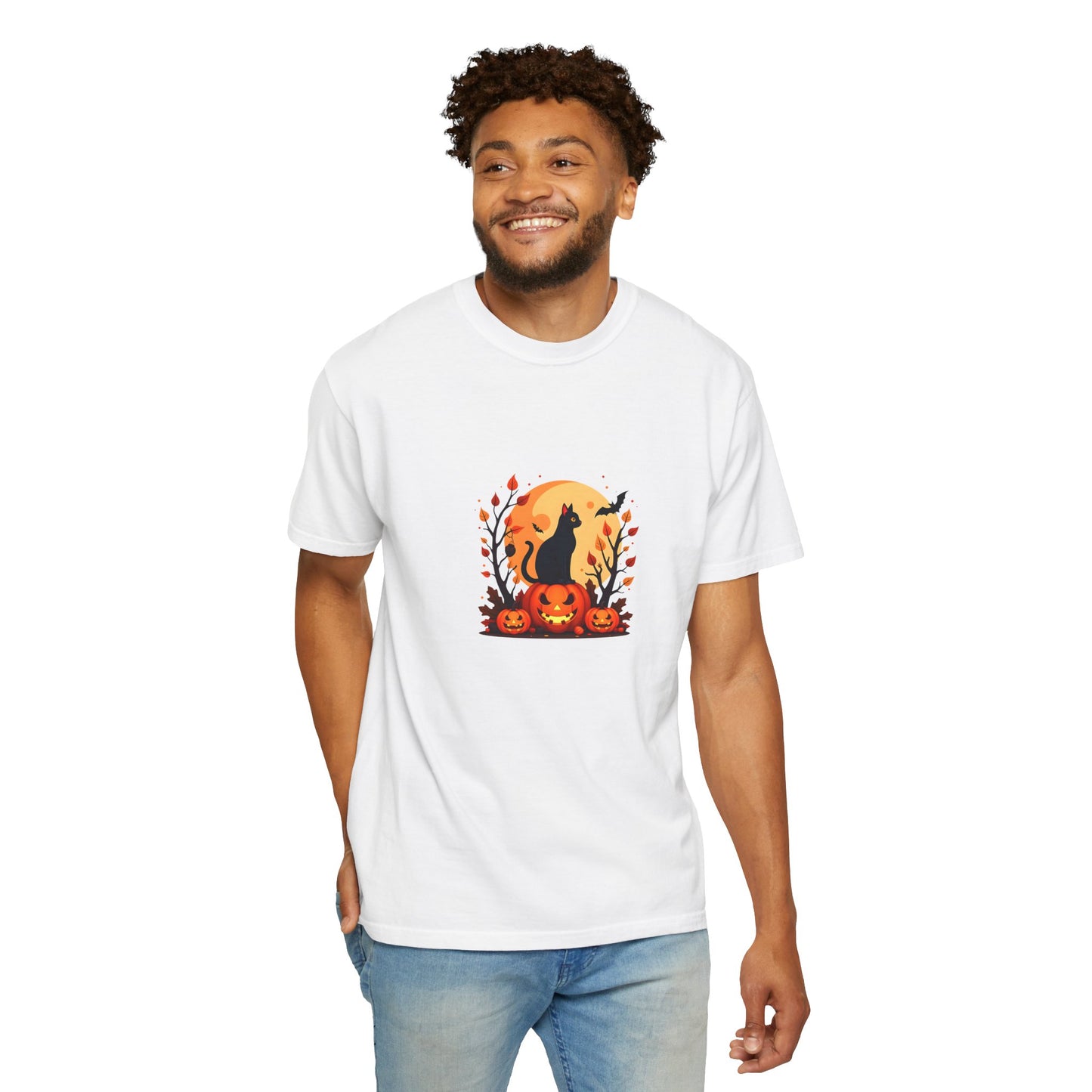 Unisex Garment-Dyed T-shirt - Halloween