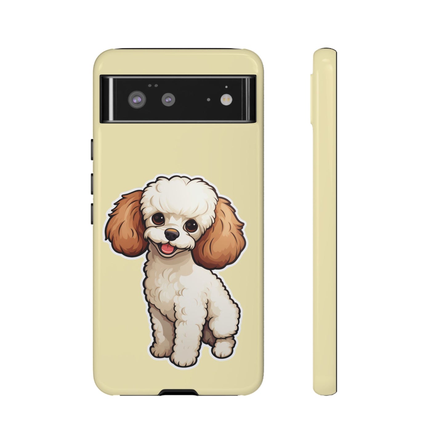 Cute Dog Phone Case, Pet Lover Gift, Custom Phone Cover, Cartoon Dog Case, Durable Phone Accessory