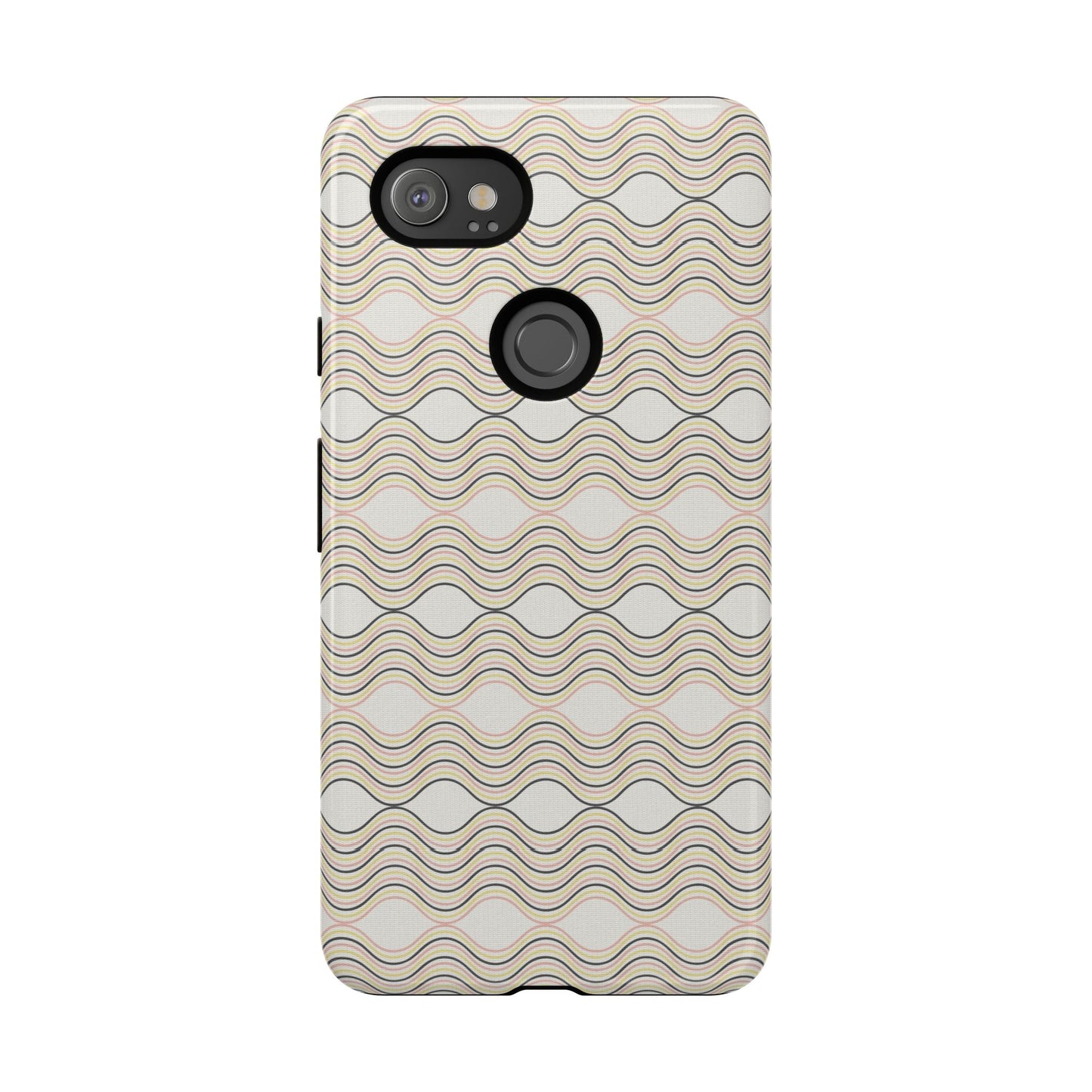 Stylish Phone Case for Tough Protection, Wavy Design, Chic Accessory, Gift for Her, Trendy Tech, Holiday Gift Idea