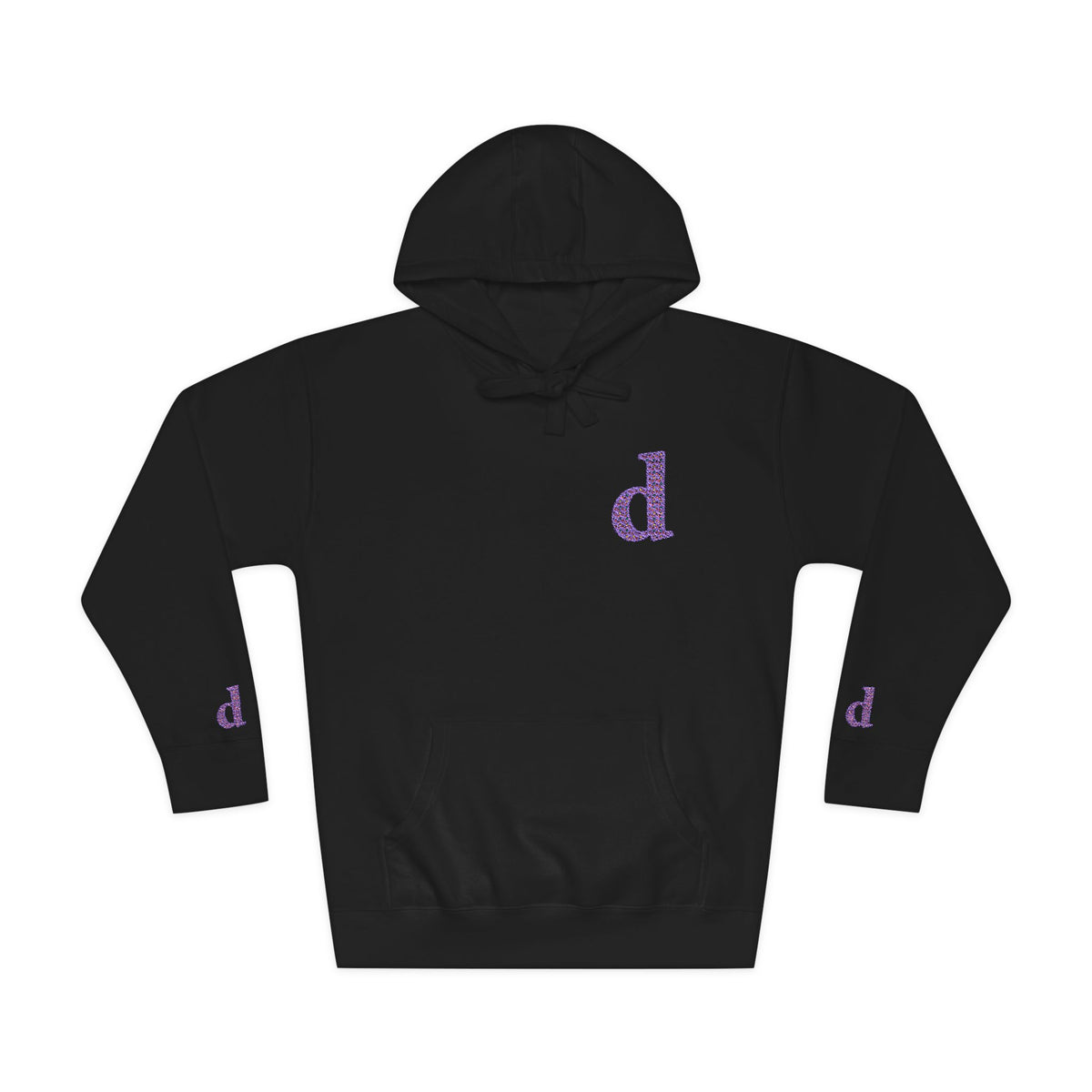 Floral Initial Unisex Fleece Hoodie | Cozy Casual Wear, Gifts for Her, Monogrammed Hooded Sweatshirt, Fall Fashion, Birthday Present