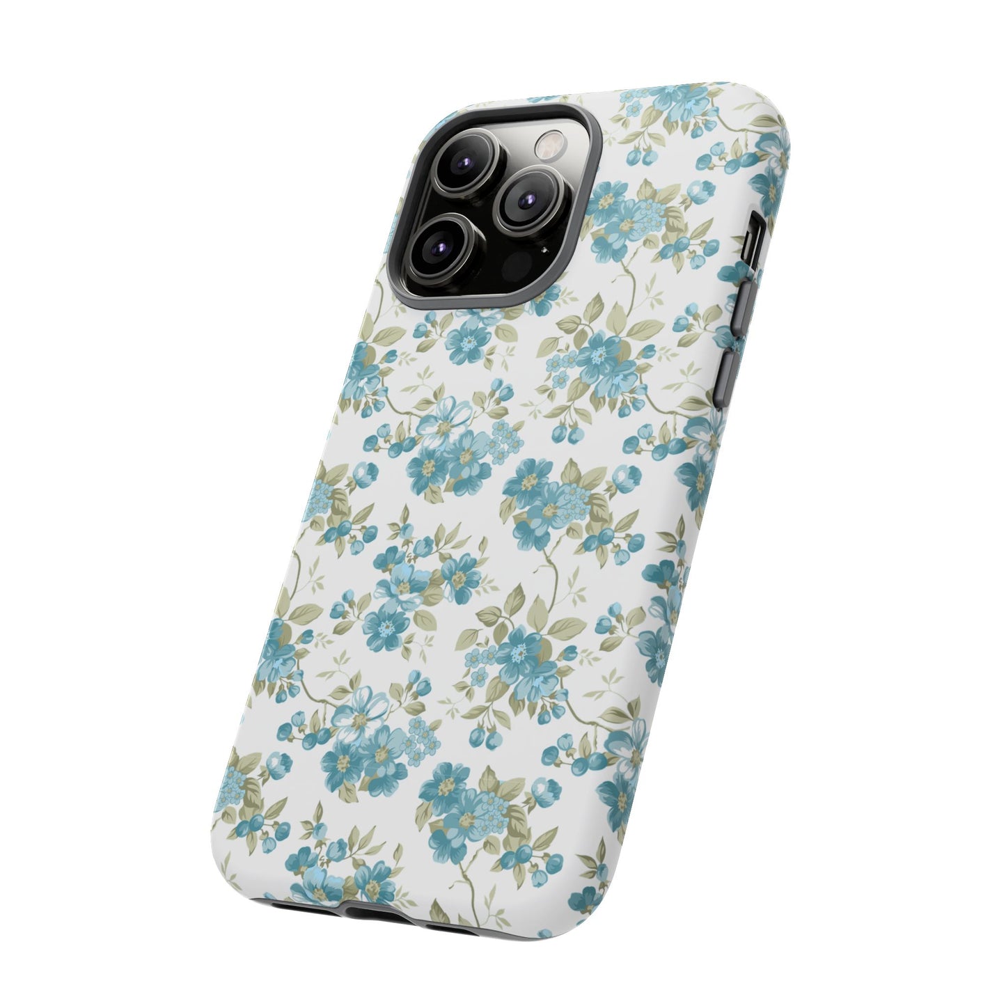 Floral Phone Case - Tough Cases, Durable Phone Cover, Cute Floral Design, Gift for Her, Trendy Phone Accessory, Spring Style