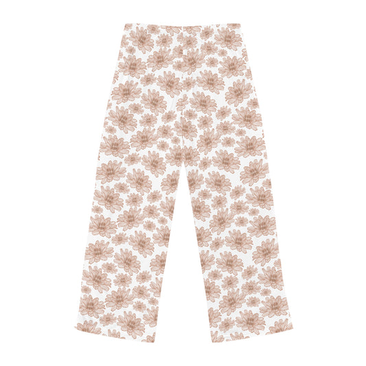 Cozy Floral Women's Pajama Pants, Relaxing Sleepwear, Gift for Her, Lounging at Home, High-Quality Cozy Pants
