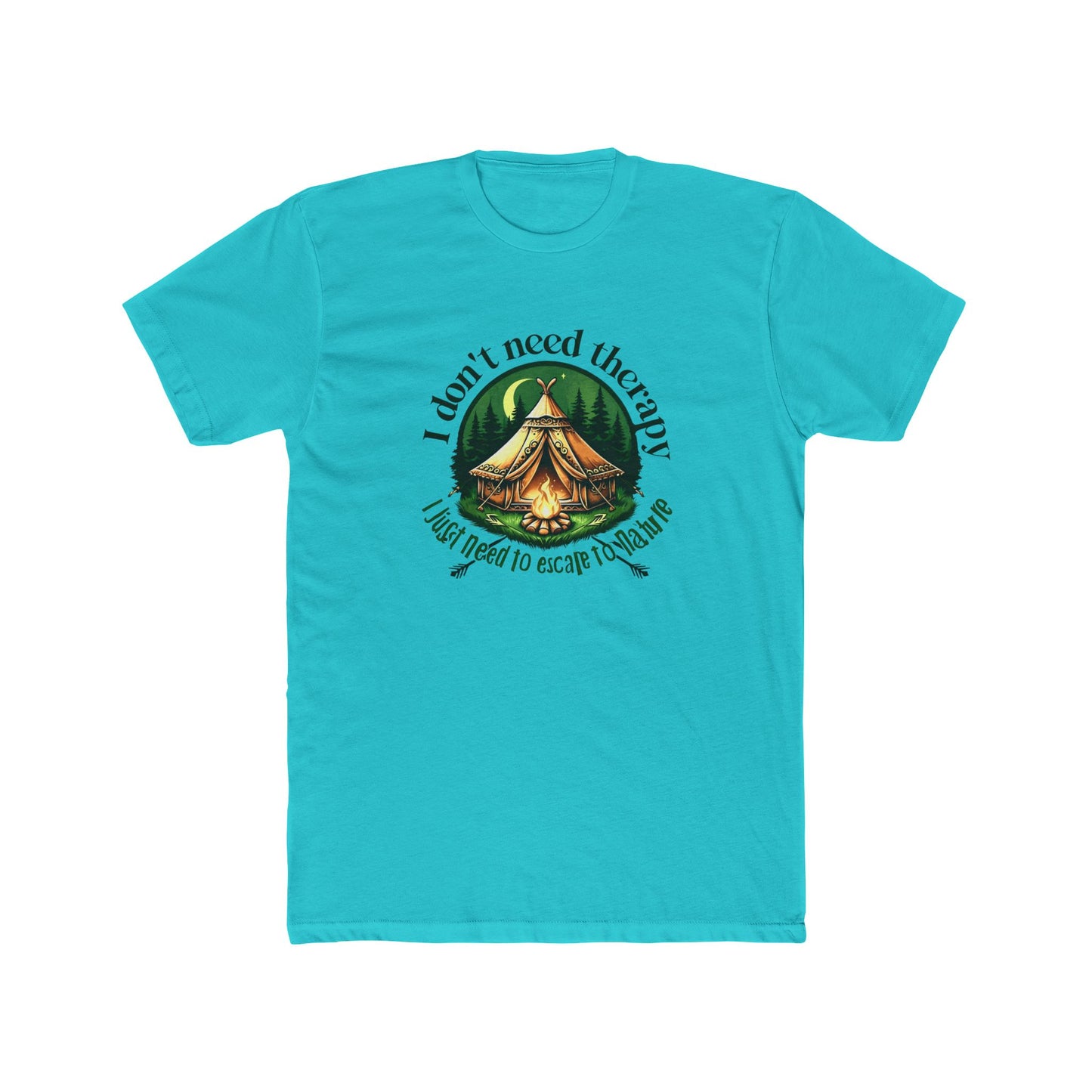 Escape to Nature Tee - Unisex Cotton Crew, Adventure Shirt, Camping Apparel, Nature Lover Gift, Therapy Escape Tee, Outdoor Fun