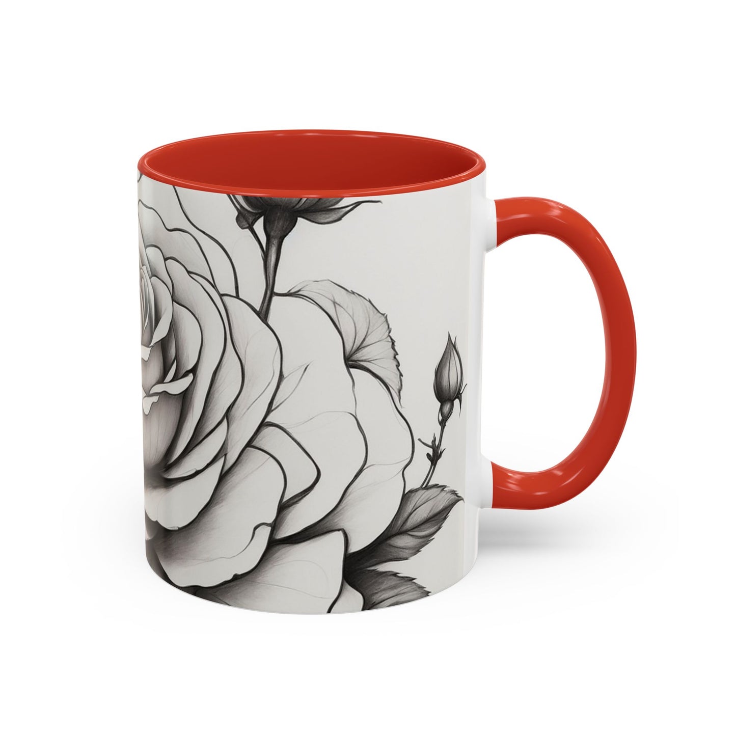Elegant Floral Coffee Mug - Perfect Gift for Flower Lovers, Mother's Day, Birthdays, Home Decor, Office Use