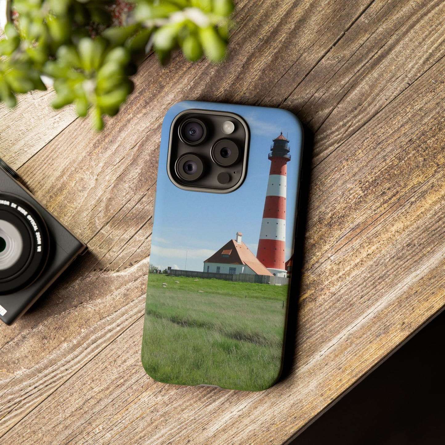 Lighthouse Phone Case - Coastal Vibes, Nautical Gift, Ocean Lover Accessory, Beach Aesthetic, Customizable Design