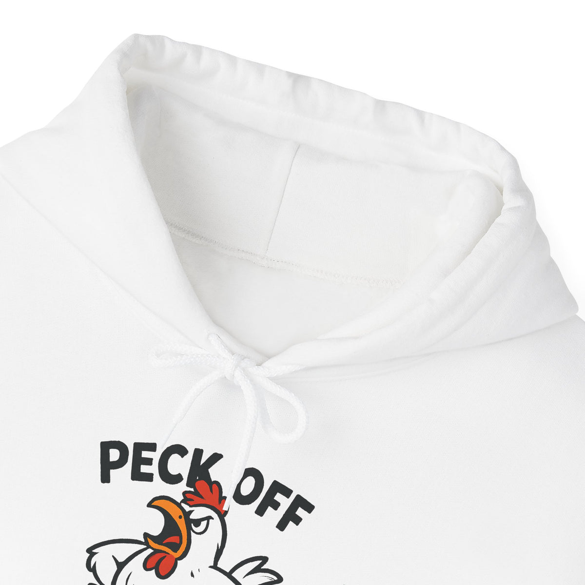 Peck Off Chicken Hoodie – Funny Graphic Poultry Sweatshirt