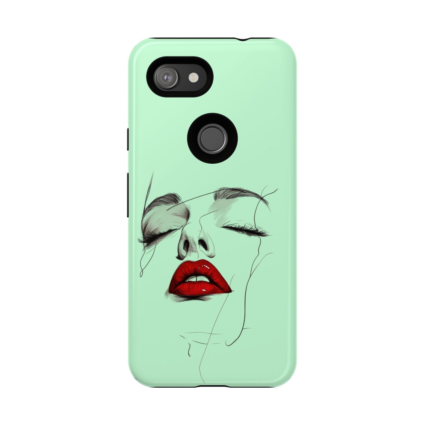Stylish Phone Case, Artistic Phone Cover, Trendy Tech Accessory, Unique Cell Phone Protector, Gift for Her, Modern Aesthetic