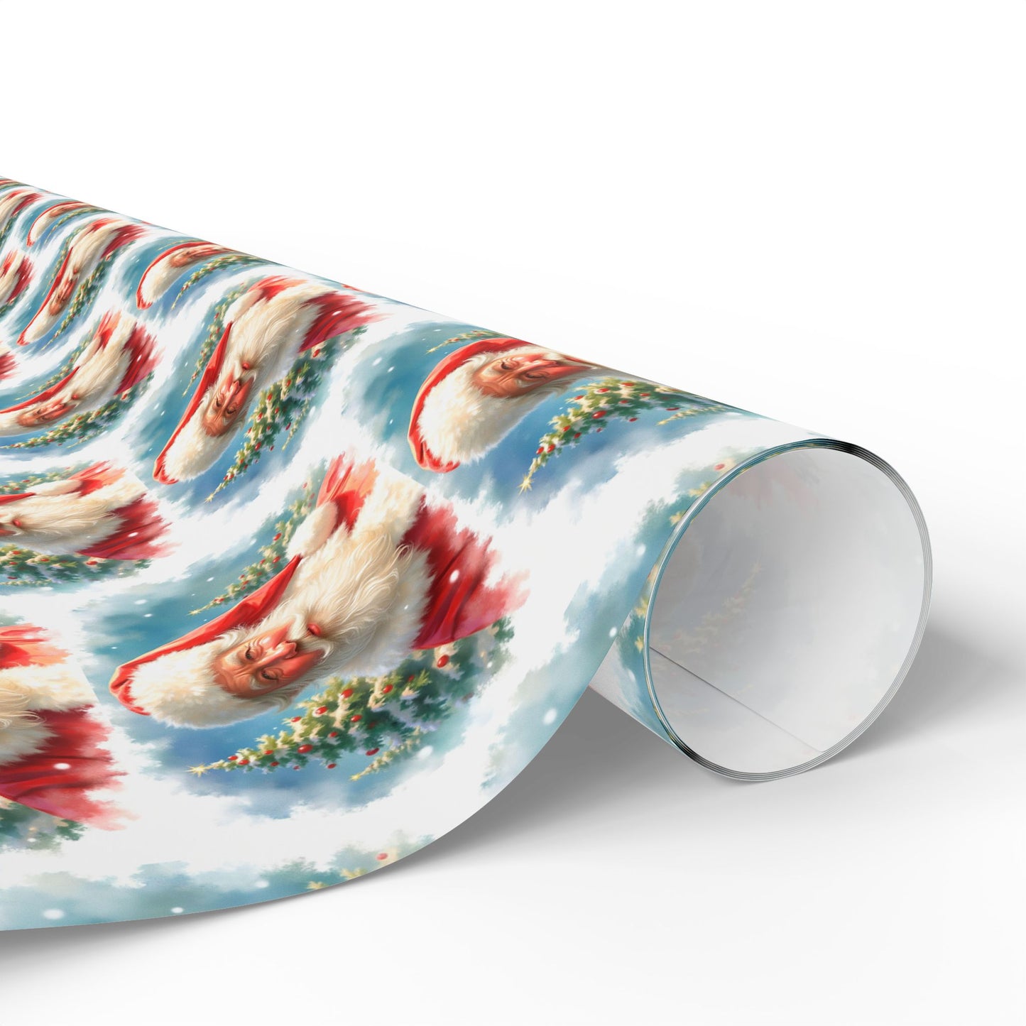 Festive Wrapping Paper | Holiday Gift Wrap, Christmas Decor, Santa Print, Eco-Friendly Wrap, Party Supplies