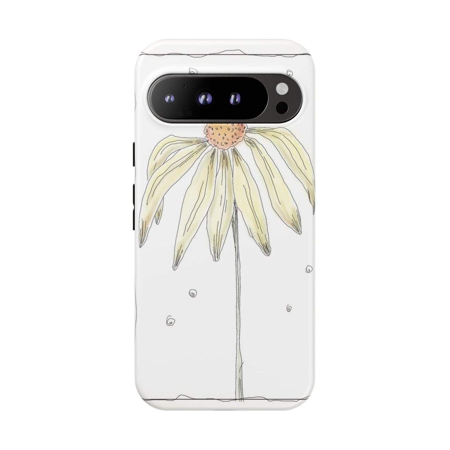 Flower Phone Case with Delicate Design, Tough Phone Cover, Nature Lover Gift, Floral Tech Accessory, Stylish Phone Protection
