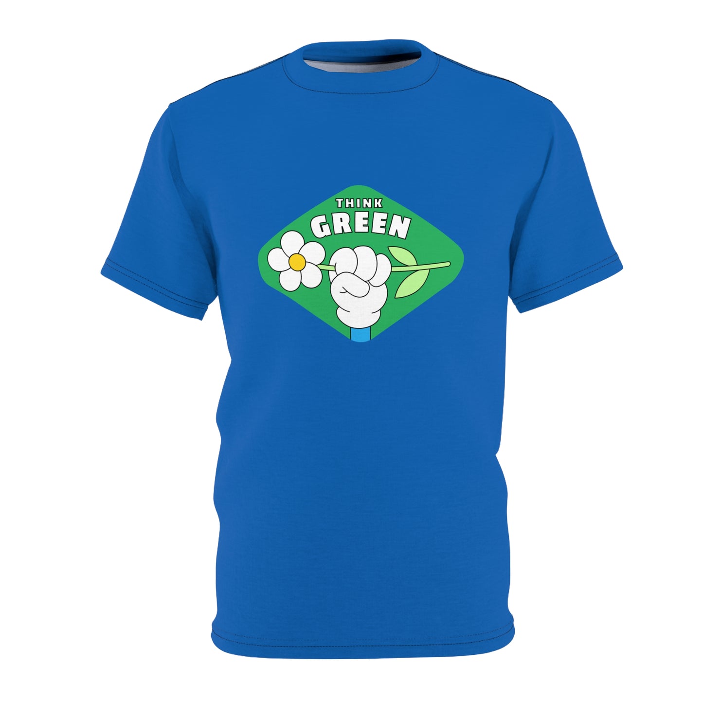 Eco-Conscious Unisex Tee, Think Green T-Shirt, Sustainable Fashion Top, Nature Lover Gift, Earth Day Apparel