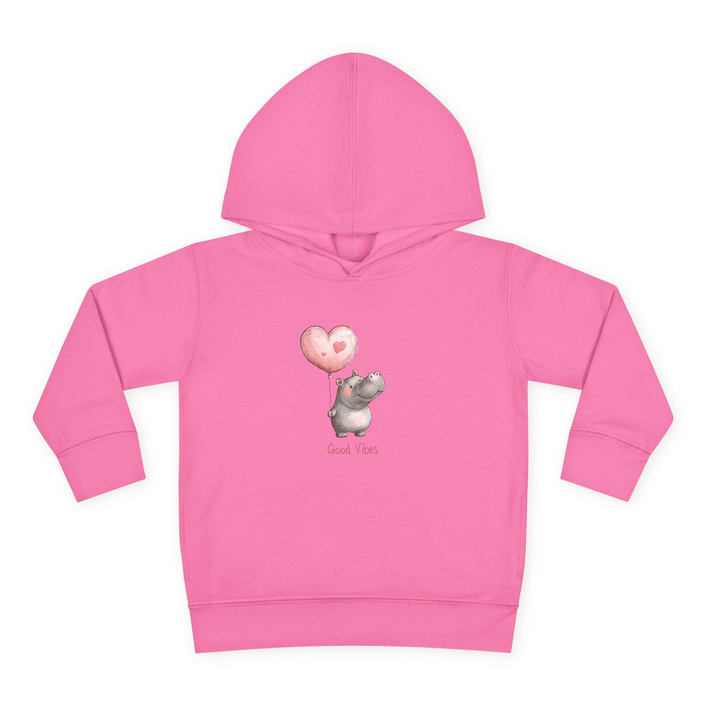 Good Vibes Toddler Hoodie, Cute Kids Pullover, Fleece Jacket, Fun Gifts for Toddlers, Baby Shower Present, Birthday Outfit