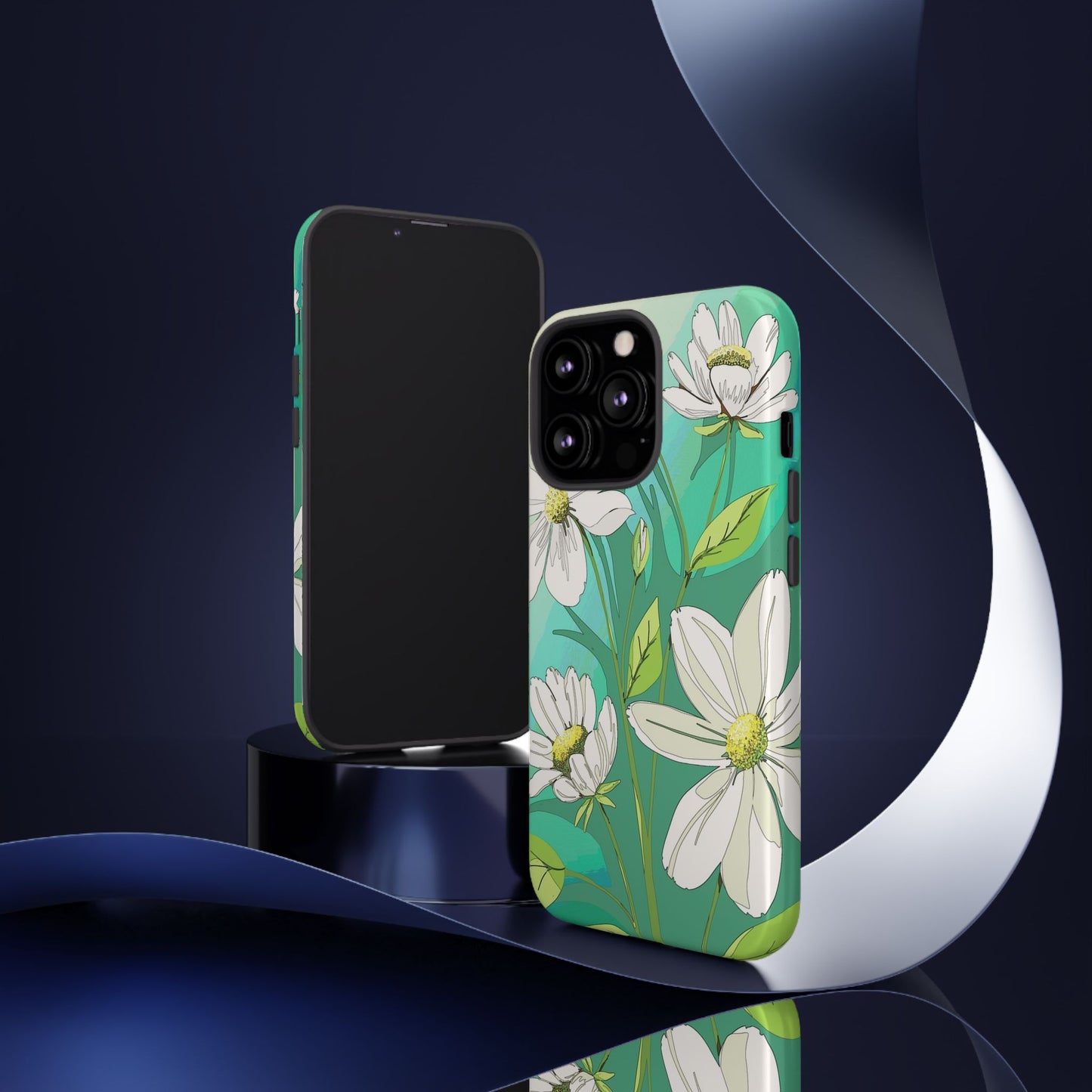 Floral Phone Case, Tough Cases, Flower Design, Nature Inspired, Eco-Friendly Cover, Unique Gift for Her, Spring Accessories