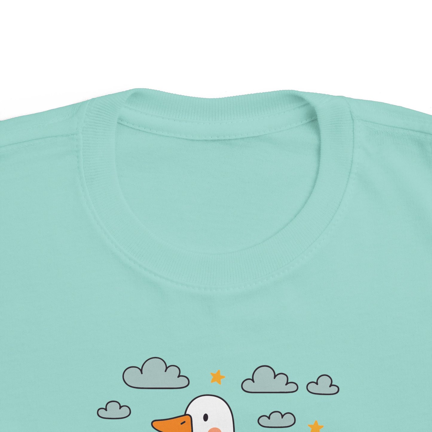 Cute Toddler's Tee with Happy Duck Design, Perfect for Playtime, Gifts, or Family Outings, Summer Fun, Animal Lovers