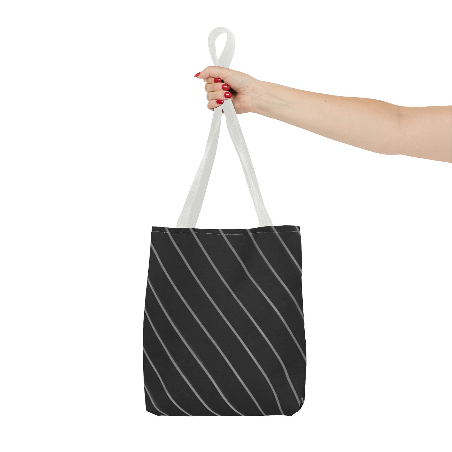 Stylish Striped Tote Bag, Fashionable Eco-Friendly Shopper