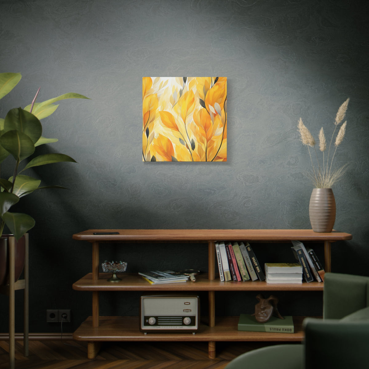 Gorgeous Yellow Matte Canvas Art Print, Stretched, 1.25"