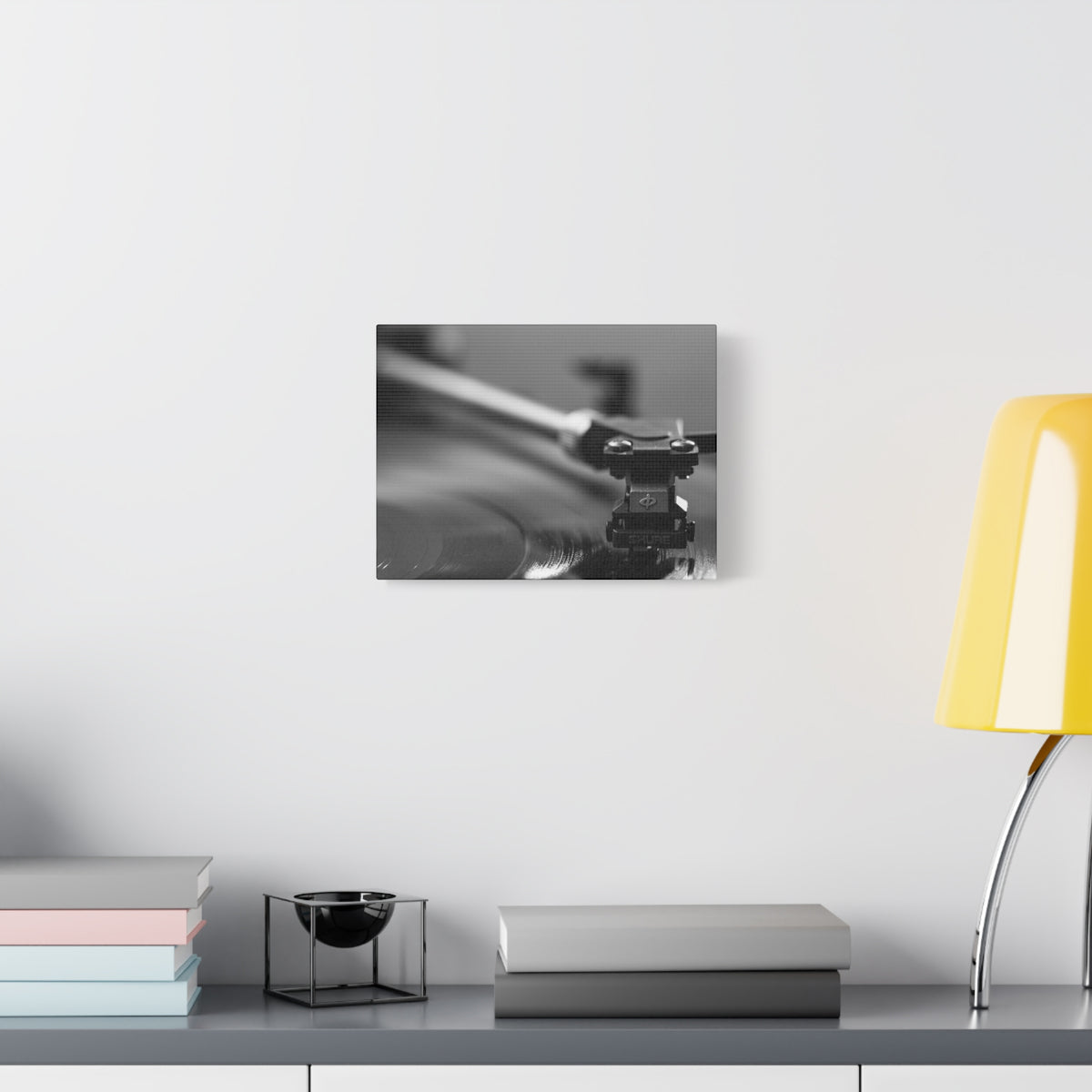 Vinyl Turntable Matte Canvas Print — Stretched 1.25" Wall Art
