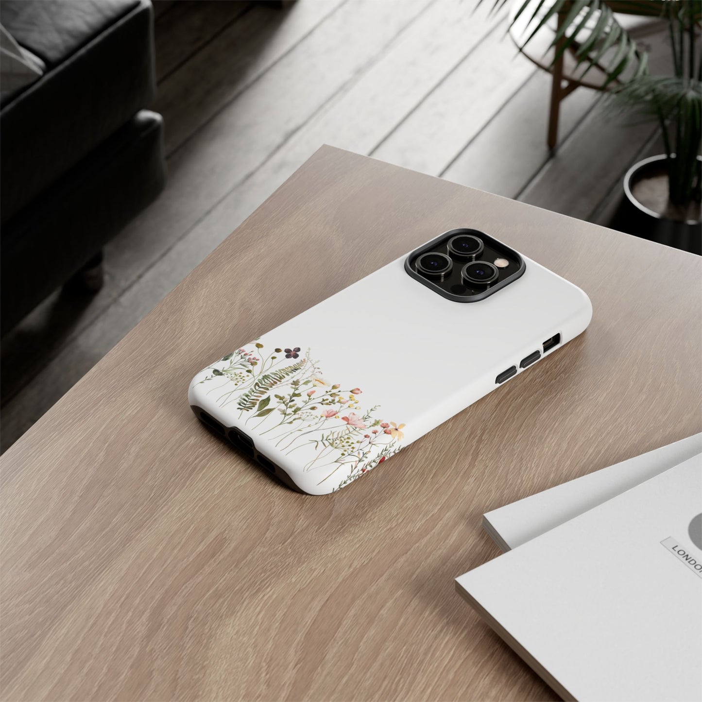 Floral Phone Case - Tough Cases for Nature Lovers, Stylish Floral Design, Phone Protection, Gifts for Her, Eco-Friendly Tech Accessories